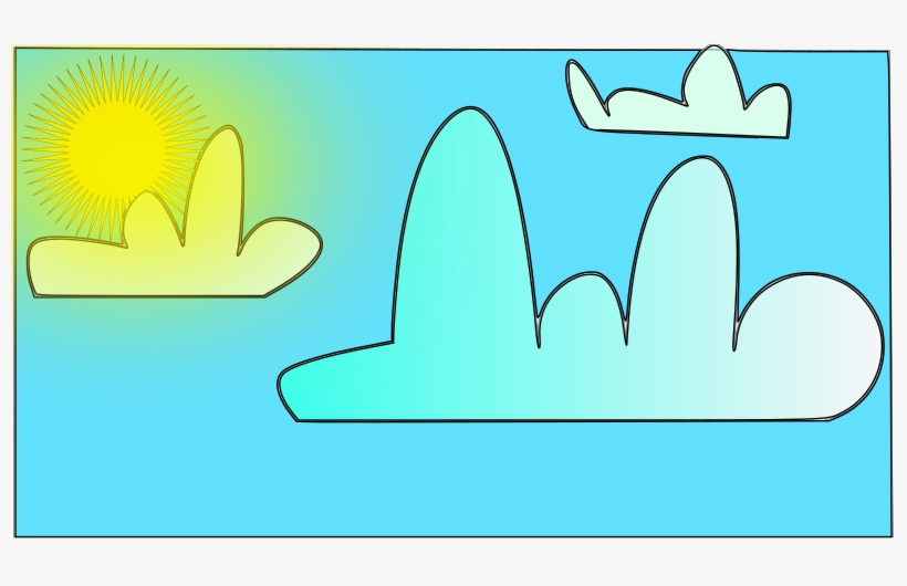 Clouds By Lpr577 At A Sunny Sky Clipart - Water, transparent png #3753769