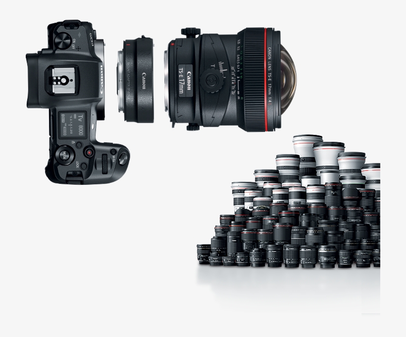 Mount Adapter F-eos R - Canon Eos R Adapter, transparent png #3753928