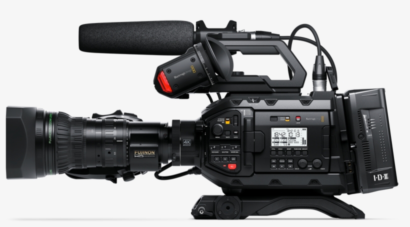 The World's Most Affordable And Flexible Professional - Blackmagic Ursa Broadcast Camera, transparent png #3753980