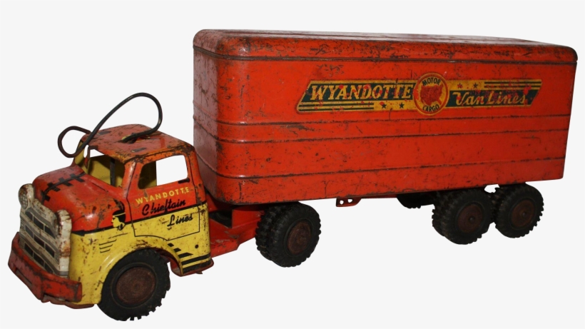 Caminhão Baú Produzido Pela Wyandotte Em Meados Dos - Truck, transparent png #3754011