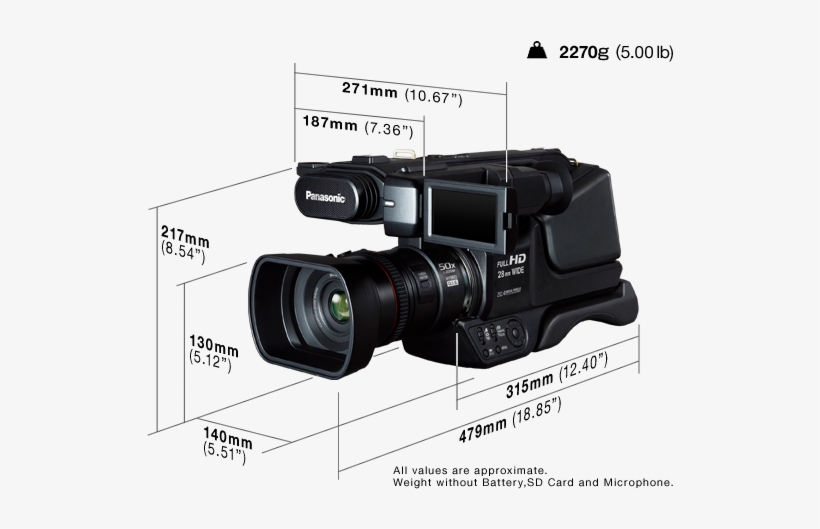 Camcorder Hc-mdh2 - Camera Panasonic Hc Mdh2, transparent png #3754224