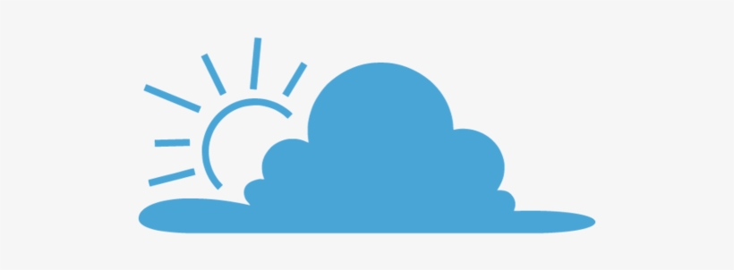Partly Sunny - Illustration, transparent png #3754364