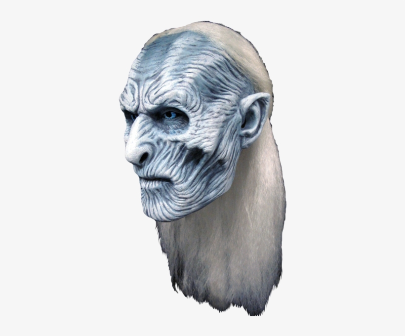 Game Of Thrones White Walker Halloween Mask, transparent png #3754434