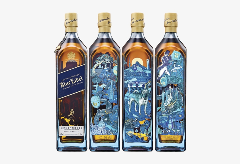 Johnny Walker Blue Label, transparent png #3755124