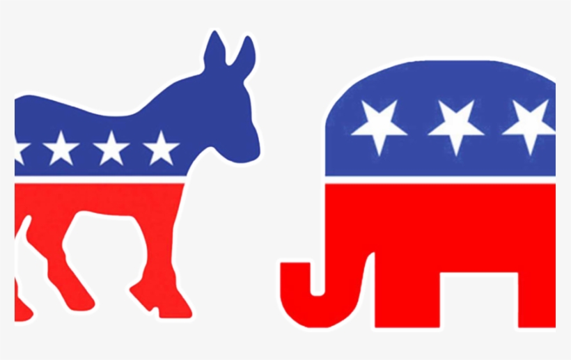 On The Issues - Burro Y Elefante Ee Uu, transparent png #3755304