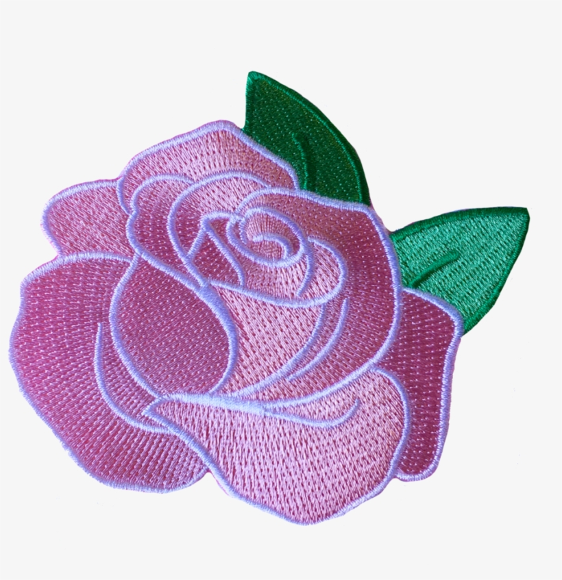 Roses Are Red, Violets Are Blue This Little Pink Rose - Embroidery Flowers Petals Rose, transparent png #3755454