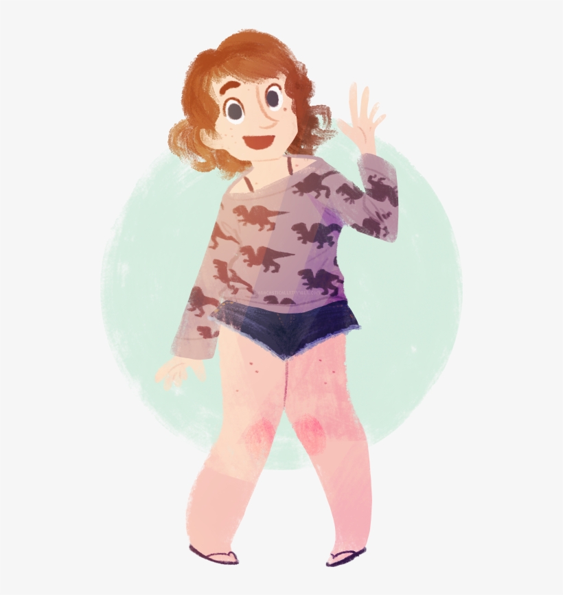 A Quick Self-portrait As An Introduction On Tumblr/excuse - Cartoon, transparent png #3755494