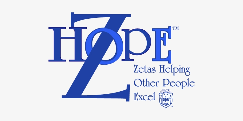 Zetas Helping Other People Excel Zeta Phi Beta Sorority, - Zeta Phi Beta Z Hope Png, transparent png #3755596