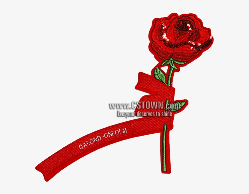 Customized Rose Flower Patch For Jeans - Flower Patch, transparent png #3755686