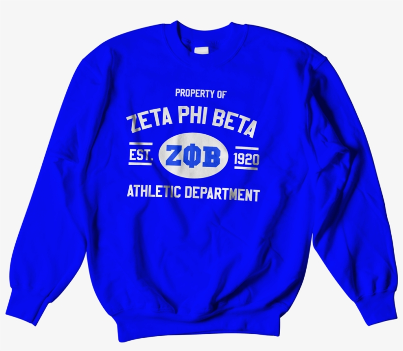 Zeta Phi Beta Athletic Crewneck Sweatshirt - Habanero Red Foamposite Outfit, transparent png #3755728