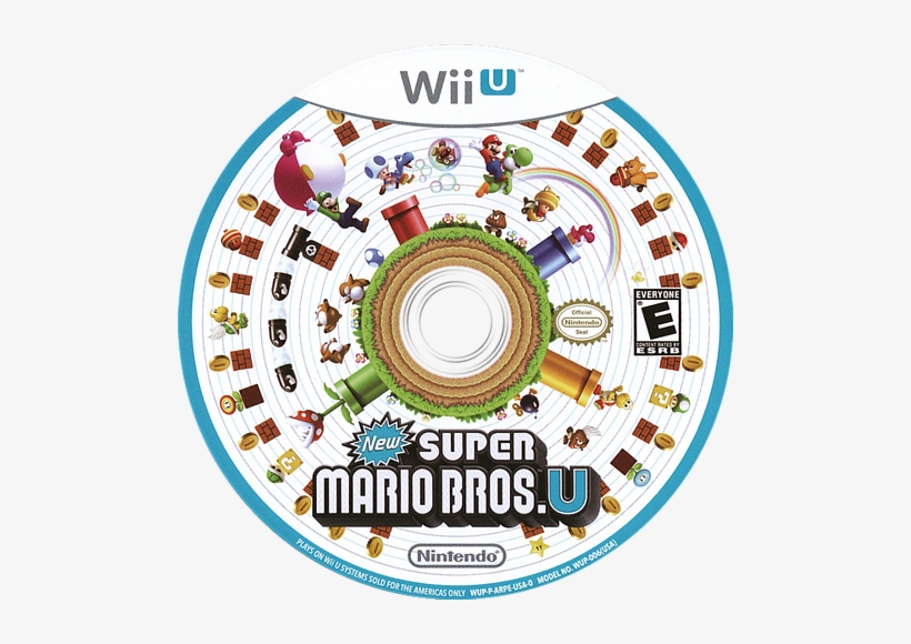 [ Img] - New Super Mario Bros U Disc, transparent png #3755891
