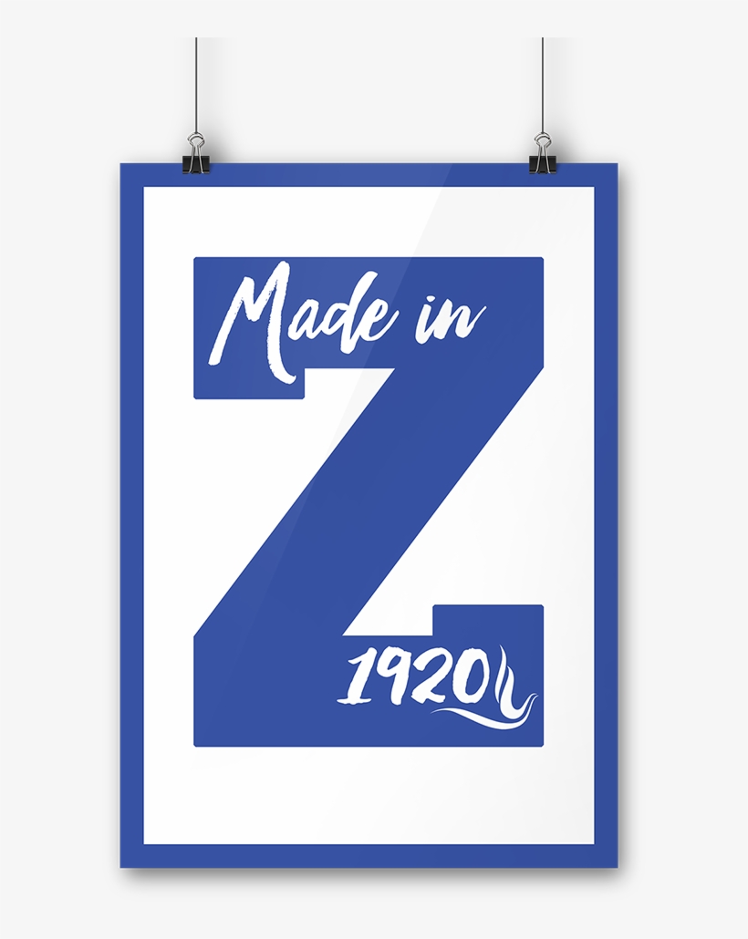 Zeta Phi Beta Letterman Poster - Transparent Zeta Phi Beta, transparent png #3756263