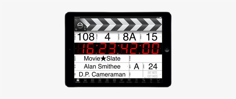 Movie-slate - Slate Film, transparent png #3756284