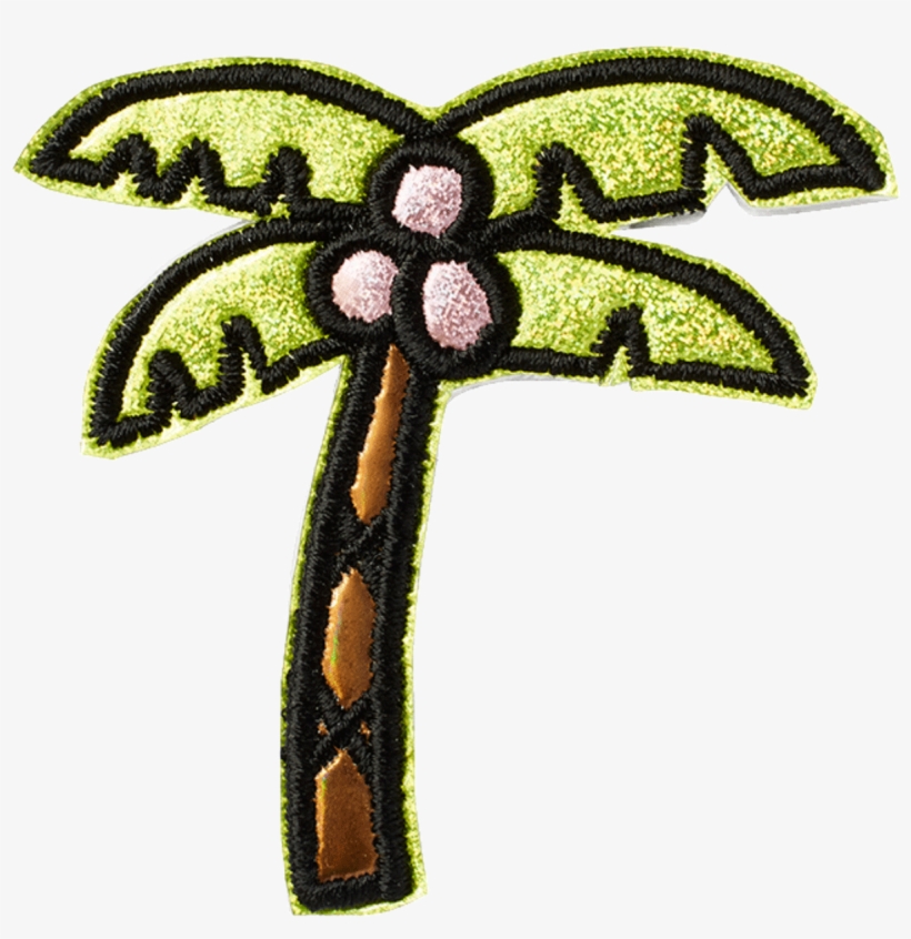 Palm Tree Puffy Patch - Palm Tree Patch Png, transparent png #3756539