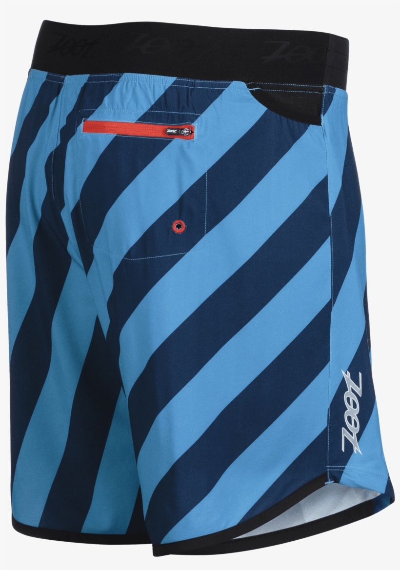 M Ltd Run 8" Board Short- Blue Stripe - Board Short, transparent png #3756700