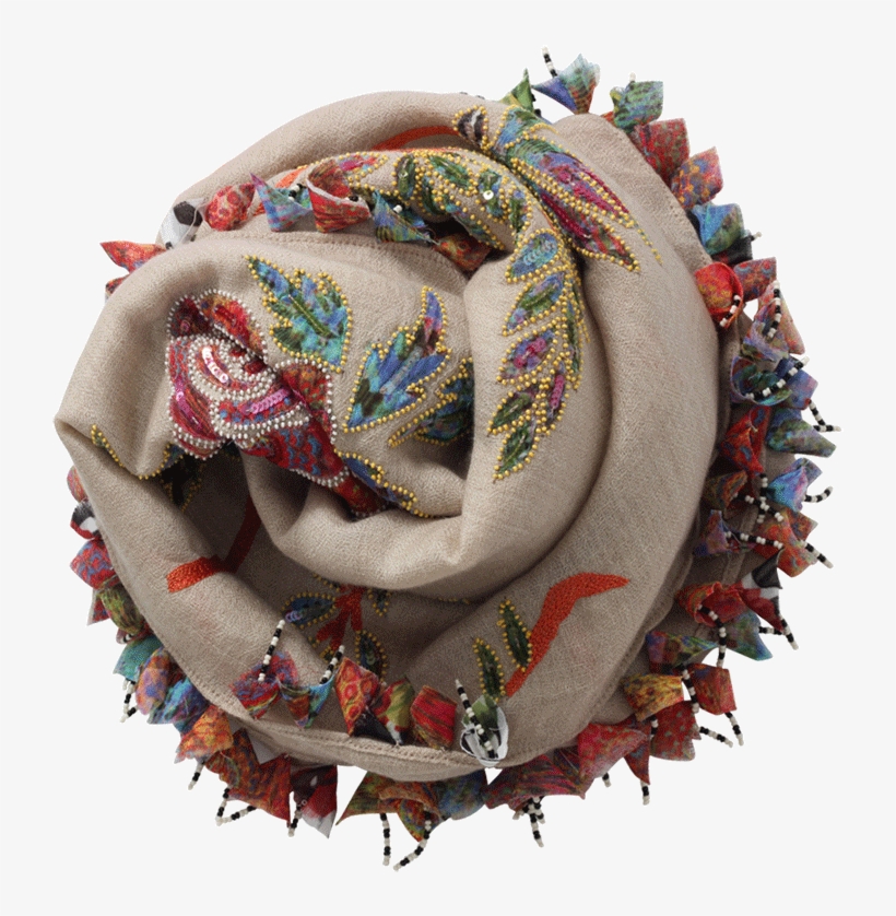 Flower Patch Scarf - Scarf, transparent png #3756921