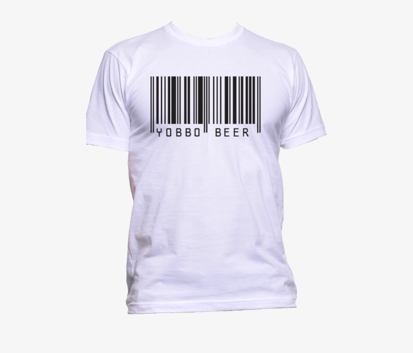 Yobbo T Barcode White-black - North Face Winter Is Coming, transparent png #3757246
