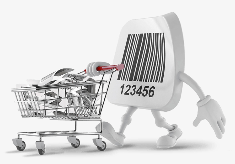 All About Barcode Label Printing - Shopping Cart, transparent png #3757294