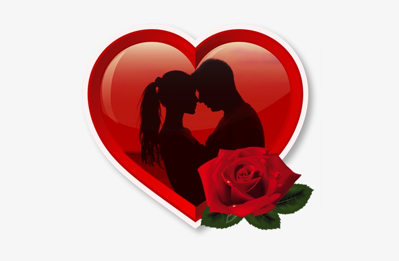 Couples On Heart - Valentines Day Couples Animation, transparent png #3757666