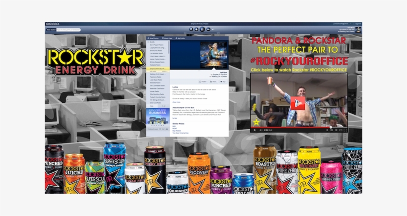 Rockstar Energy Drink, transparent png #3757667