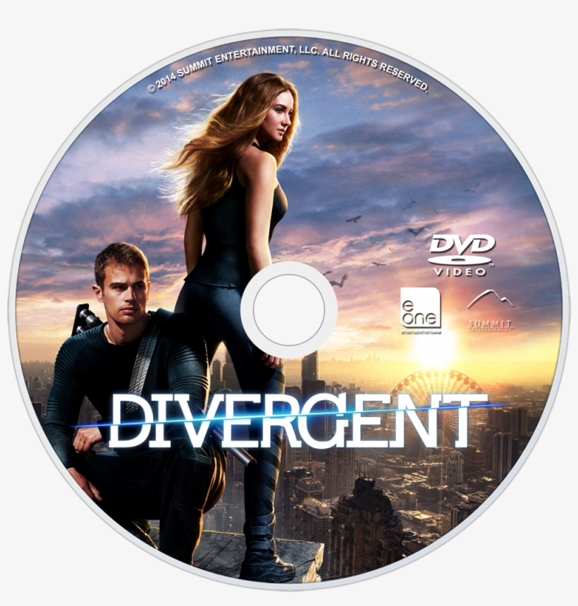 Divergent Dvd Disc Image - Divergent Movie Fantasy Drama Shailene Woodley 32x24 - Free Transparent Png Download - Pngkey