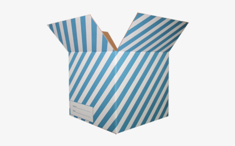 The Striped Moving Box - Pattern, transparent png #3757777