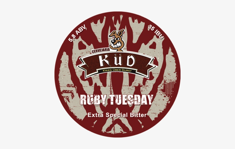 Ruby Tuesday - Cervejaria Kud, transparent png #3758434