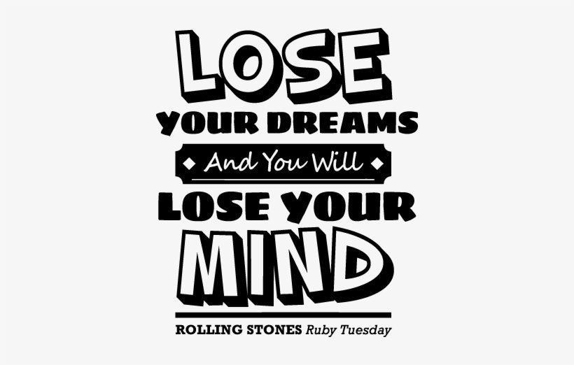 Ruby Tuesday Lyrics Sticker - Poster - Free Transparent PNG