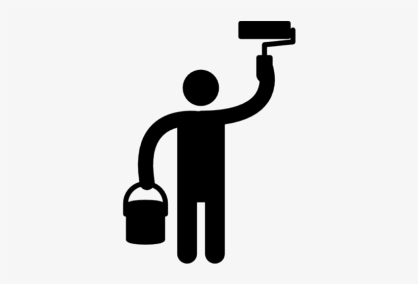 Indoor And Outdoor Painting - Paint, transparent png #3758742