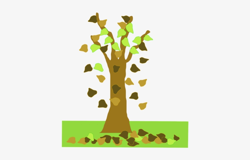 Leaves,season,free Vector Graphics - Animated Leaves Falling From Tree, transparent png #3759296