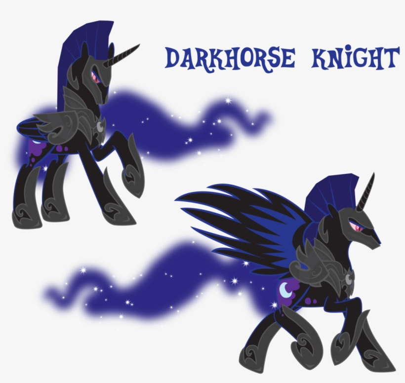 Trotsworth, Darkhorse Knight, Nightmare Moon, Pony, - Mlp Nightmare Moon Male, transparent png #3759319