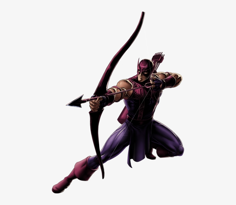 Hawkeye Right Portrait Art - Marvel Avengers Hawkeye, transparent png #3759433