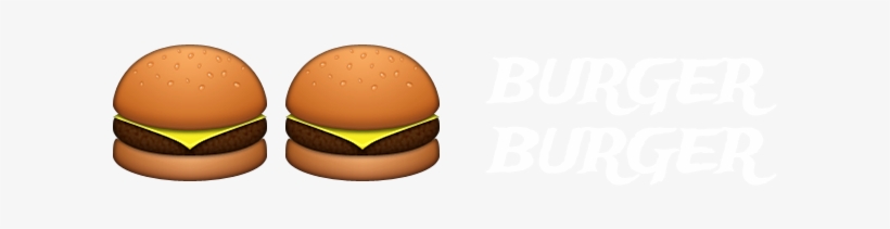 Order London Burgers Using Emojis - Burger Emoji, transparent png #3759663