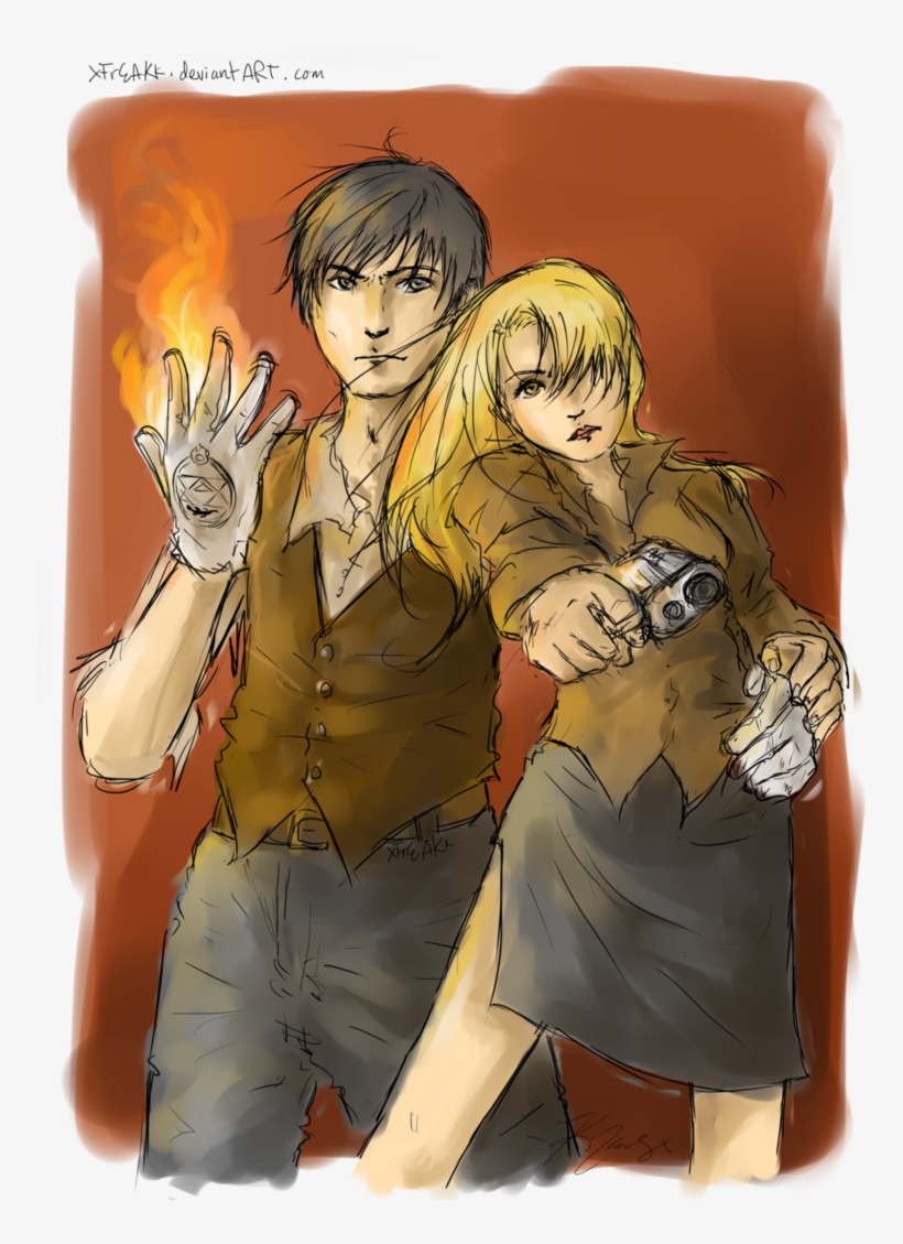 Riza Hawkeye Anime/manga Images Riza Hawkeye And Roy - Riza Hawkeye, transparent png #3760366