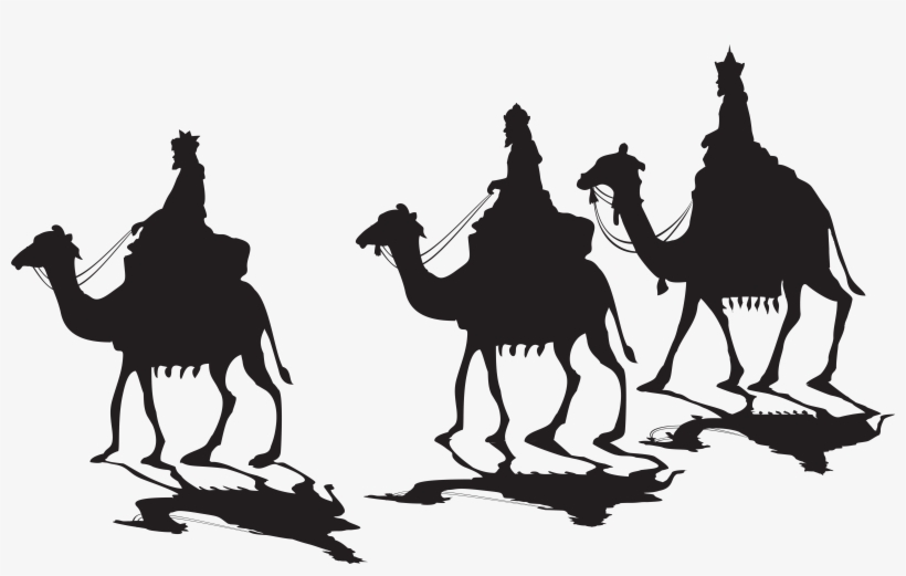 Three Kings Silhouette Png Clip Art - Clip Art, transparent png #3760461