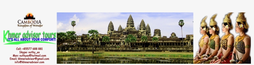 Khmer Advisor Tours Cambodia Travel Agency Angkor Wat - Angkor Wat, transparent png #3760551
