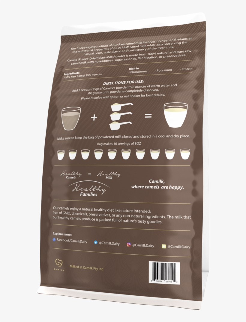 200g Raw Freeze-dried Camel Milk Powder - Freeze-drying, transparent png #3760800