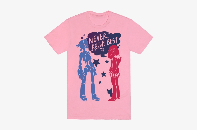Show Your Furi Kuri Love For Flcl With This Illustrative - Never Knows Best Shirt, transparent png #3761685
