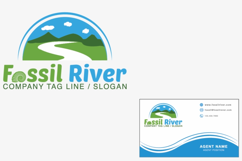 Logo Design By Zombras For Fossil River Exploration, - Graphic Design, transparent png #3761793