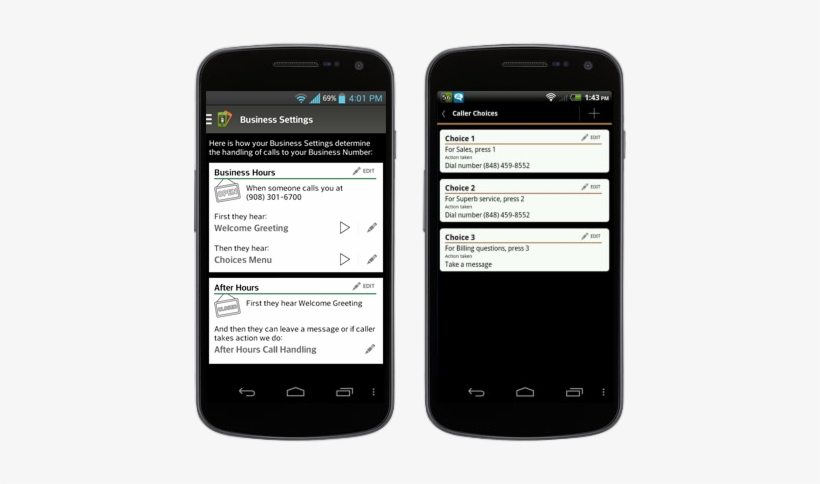 Businessphone Number - Iphone, transparent png #3761834