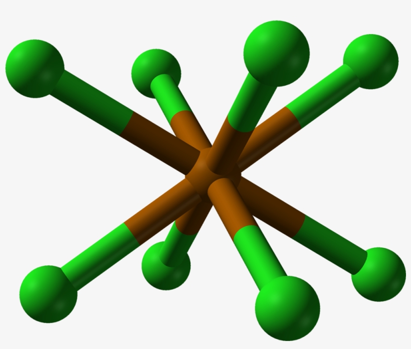 Polonium Dichloride Xtal 1955 3d Po Coordination - Polonium 3d Model, transparent png #3762101