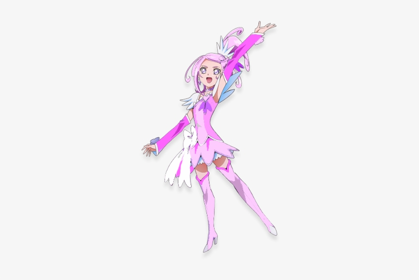 449px-doki Doki Pretty Cure Movie Cure Sword Pose2 - Glitter Force Doki Doki, transparent png #3762553