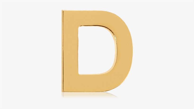 Tinkalink Gold Letter D - Block Letter By Artminds - Free Transparent ...