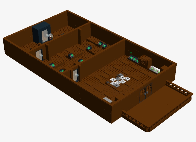 Spiderman 3 New Goblin Lair - Floor Plan, transparent png #3762624