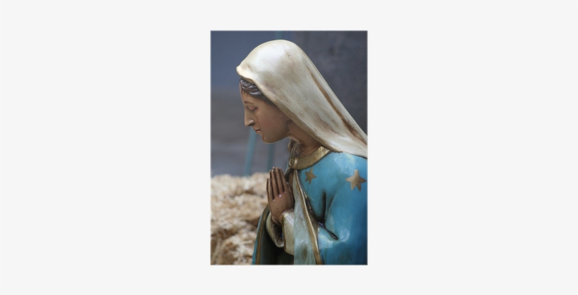 Virgen Maria Portal Belen Pesebre Navidad Poster • - Christmas Day, transparent png #3762907