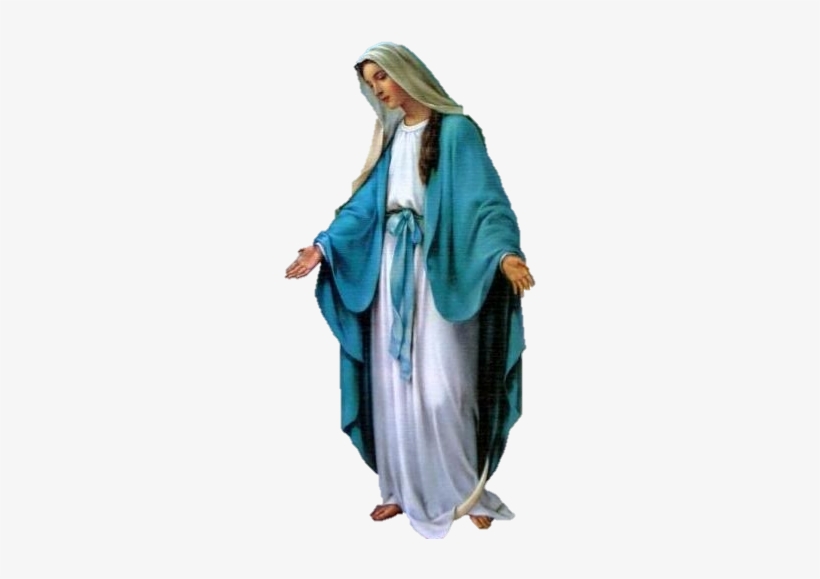 “la Virgen María, Por Su Fe Y Obediencia A La Voluntad - Pray Big Banner Picture Ornament, transparent png #3763077