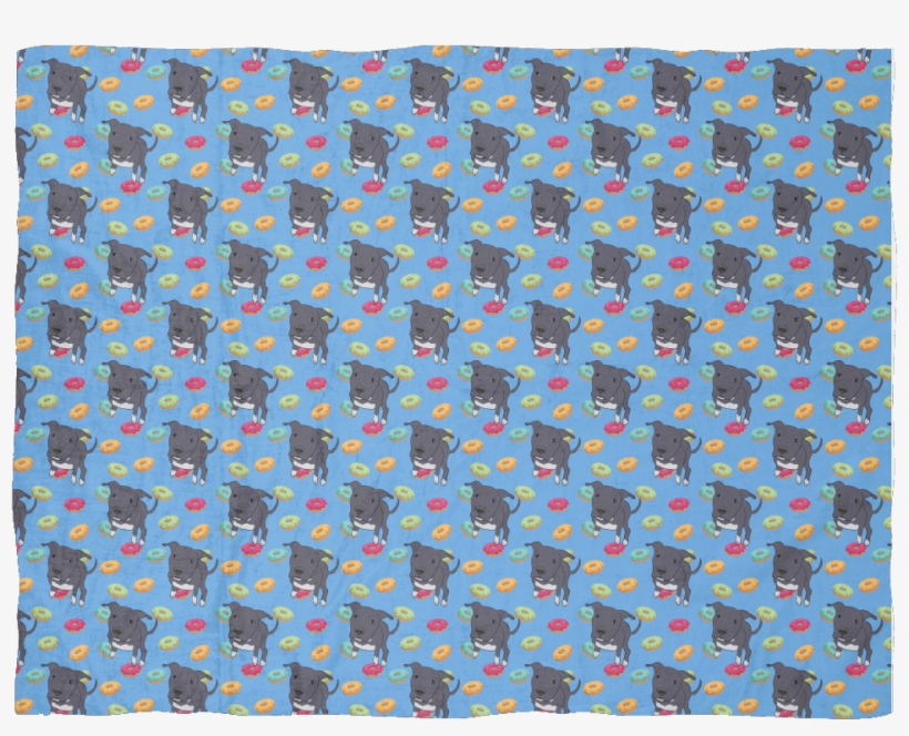 Dori & Donuts Pitbull Blanket - Paw, transparent png #3763158