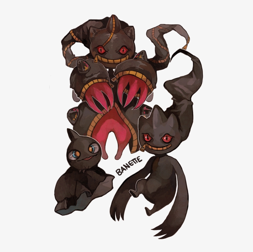 Pokemon Banette Whoop Hipsun Hei Tumbrl Size Limitations - Banette Size, transparent png #3763327