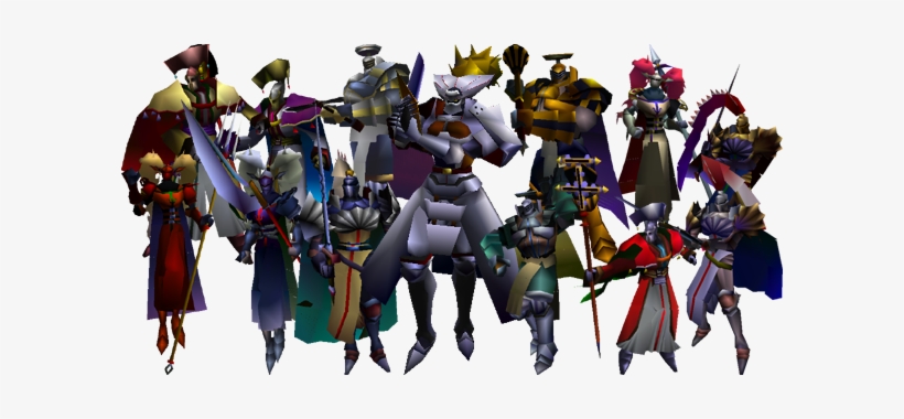Knights Of The Round As They Appear In Final Fantasy - Final Fantasy 7 Knights Of The Round, transparent png #3763682