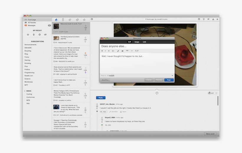 The Developer Also Writes On The Website Alien Blue - Operating System, transparent png #3764158